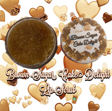 Load image into Gallery viewer, Brown Sugar Cake Delight Lip Scrub
