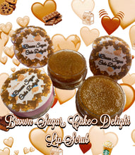 Load image into Gallery viewer, Brown Sugar Cake Delight Lip Scrub
